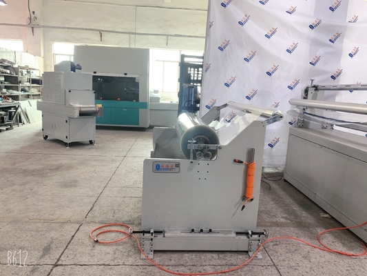 Ręczna powłoka UV do druku cyfrowego, biała linia do powlekania cewek 800 mm
