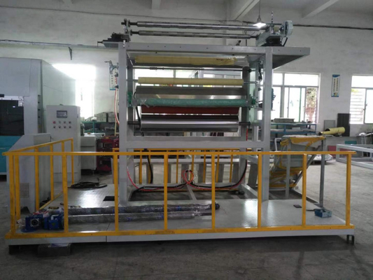 3500 mm × 1720 mm × 1850 mm rotacyjna maszyna do przenoszenia ciepła do płyt silikatowych wapnia 1