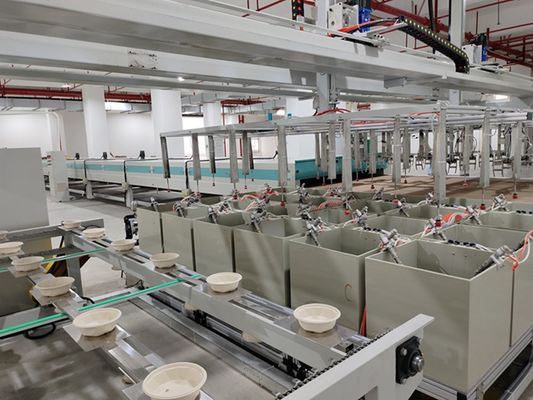 24-stacjonarna maszyna do powleczania włókien do formowania celulozy