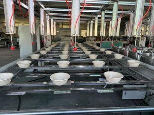 Całkowicie automatyczna linia powlekania 24 stacji maszyna do powlekania zwrotnego dla produktu formowanego z masy