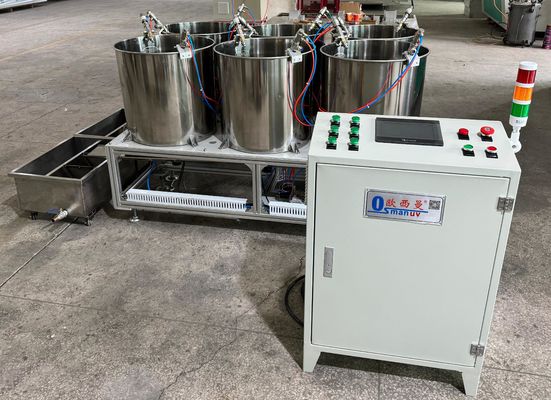 Precyzyjny 6-pozycyjny układ obróbki obrotowej dla opakowań paszowych - jednolita kontrola grubości folii