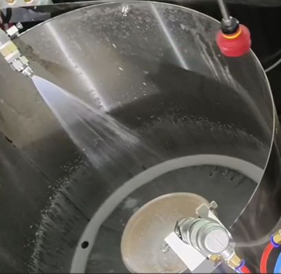 Modułowa linia produkcyjna obróbki obróbki obrotowej o wysokiej przepustowości do barykad wewnętrznych formowanych z celulozy