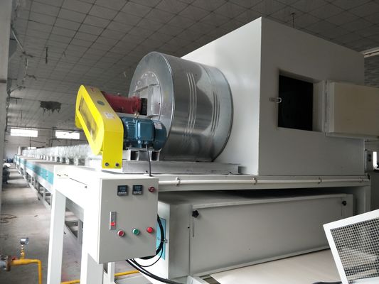 Linia suszenia i powlekania szpinem gazu ziemnego do płyt z włókien cementowych i płyt z węglanu wapnia