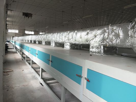 Linia suszenia i powlekania szpinem gazu ziemnego do płyt z włókien cementowych i płyt z węglanu wapnia