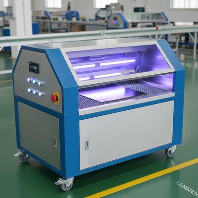 Oszczędność energii Trzy lampy urządzenie do utwardzania UV 5-20 m / min