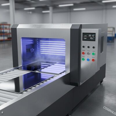 Maszyna do utwardzania panele aluminiowej UV System szybkiego suszenia powłok powierzchniowych metalu