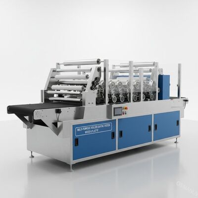 Multi-Purpose Roller Coating Machine for Wood & Plastic Panel Finishing