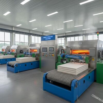 Szybka automatyczna linia produkcyjna do utwardzania i suszenia płyt krzemianowo-wapniowych - energooszczędne rozwiązanie