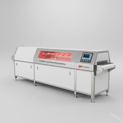 5m / min BKC Control Suszarka na podczerwień ze stali nierdzewnej Komputer biały