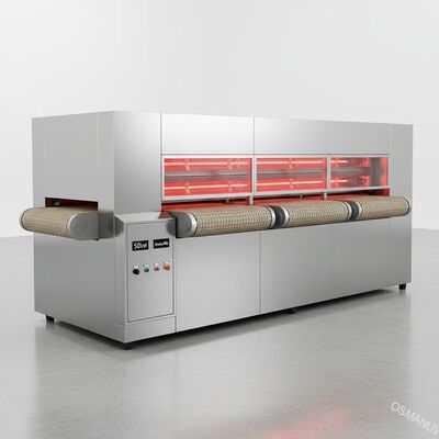Suszarka na podczerwień o mocy 50 kW ze stali nierdzewnej 3 arkusze / min