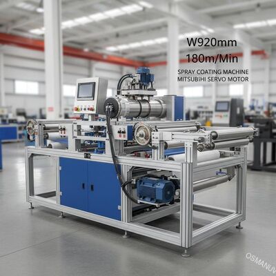 Maszyna do powlekania natryskowego Mitsubishi Servo Motor W920mm 180m / min