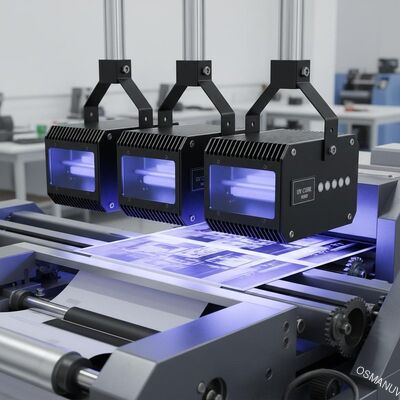 3 lampy UV Czarny Prasa drukarska utwardzana jest promieniowaniem UV po utwardzeniu urządzenia do utwardzania promieniami UV