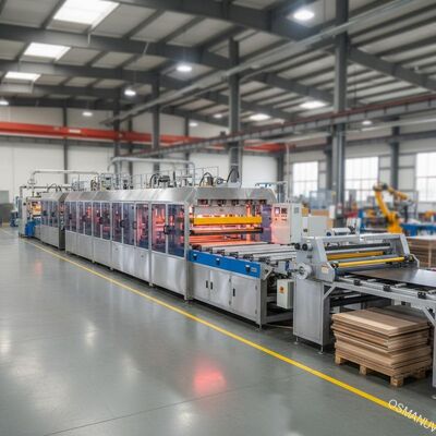 Uniwersalna laminarka do paneli metalowych, szklanych i meblowych - Linia produkcyjna o wysokiej wydajności