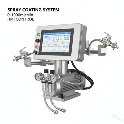 0-1000 ml/min Objętość natryskowa System powłoki natryskowej System sterowania HMI