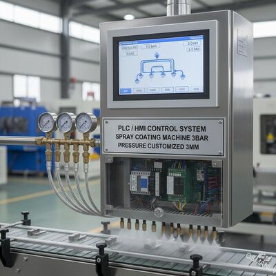 System sterowania PLC / HMI Maszyna do powlekania natryskowego Ciśnienie 3 bar Dostosowane 3 mm