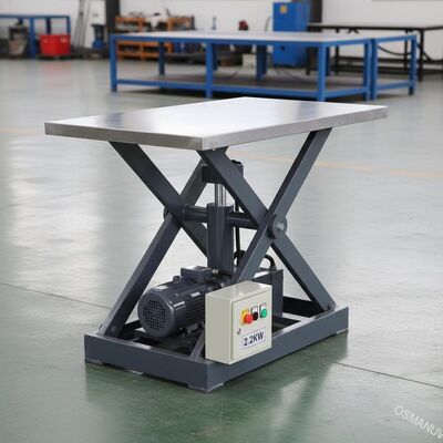Wysokość podnoszenia 2,2 kW Mały hydrauliczny stół windy typu 1800 mm