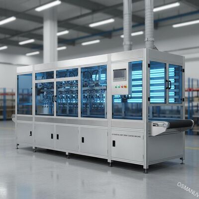 Efektywna szerokość Malowanie UV MDF Maszyna do powlekania natryskowego 180 m / min 620 mm