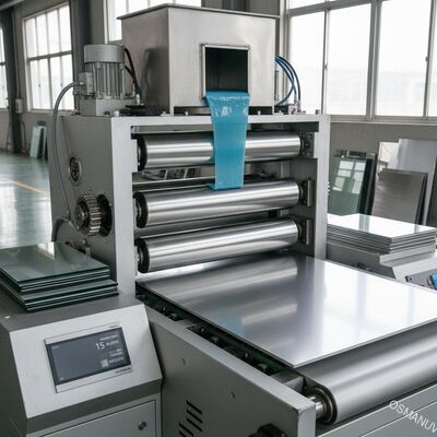 Wysokiej prędkości, precyzyjne, dwurolowe powłoki do jednolitego powlekania dużych paneli, arkuszy metalowych i szkła