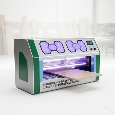 System utwardzania UV i LED przyjazny dla środowiska i niskoenergetyczny dla zrównoważonego wykończenia drewna