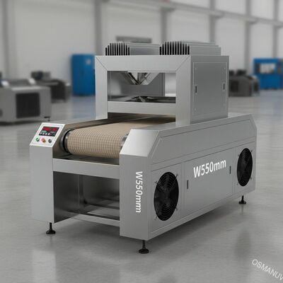 6,8KW W550mm Przenośnik taśmowy Maszyna do utwardzania UV System chłodzenia powietrzem
