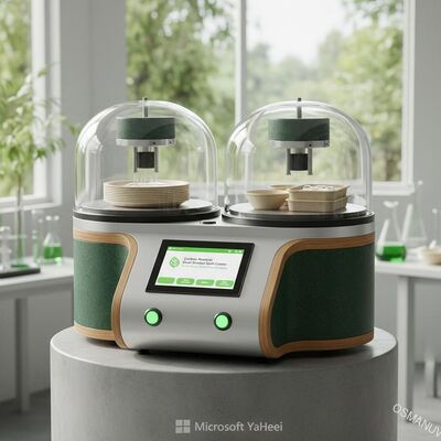 Prototyp powłoki spinowej dwustronnej neutralnej pod względem emisji dwutlenku węgla dla naczyń stołowych pochodzenia roślinnego - neutralne pod względem emisji dwutlenku węgla rozwiązanie dla talerzy, misek i tac mięsnych
