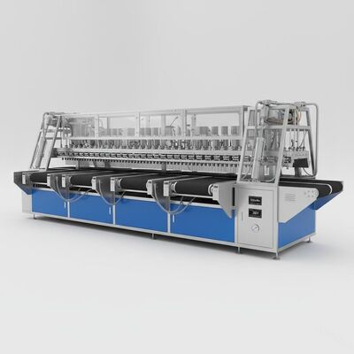 Pneumatyczna maszyna do powlekania kurtynami 100 m / min 380 V Czterostopniowy transport