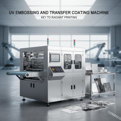 UV Embossing And Transfer Coating Machine klucz do żywej druku