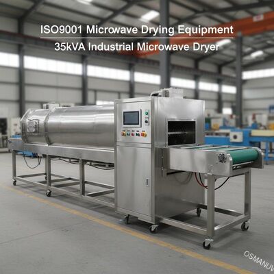 ISO9001 Sprzęt do suszenia mikrofalowego 35kVA Przemysłowy suszarka mikrofalowa