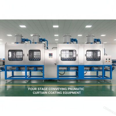 Czterostopniowy pneumatyczny sprzęt do powlekania kurtyn 60KW 380V 50HZ