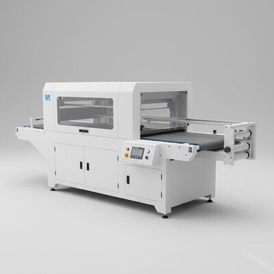Ręczna powłoka UV do druku cyfrowego, biała linia do powlekania cewek 800 mm