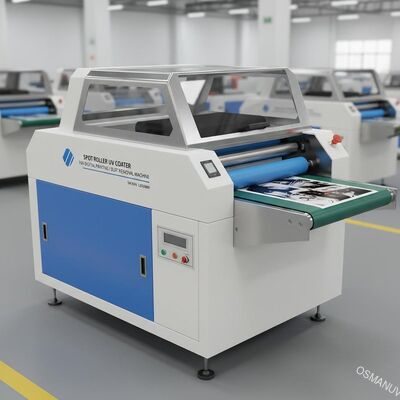 Spot Roller Uv Coater do druku cyfrowego / maszyna do usuwania kurzu 5m / min L650mm