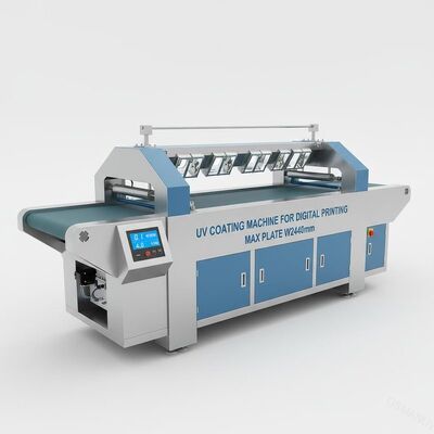 Maszyna do powlekania UV do druku cyfrowego 0,1 M / min 4KW W2440mm Max płyta