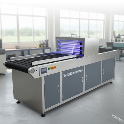 Grubość Ochronna maszyna do powlekania UV / maszyna do utwardzania promieniami UV W1300mm 6mm