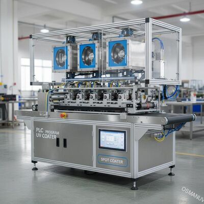 Program PLC Powlekarka punktowa UV Roller Coating Machine