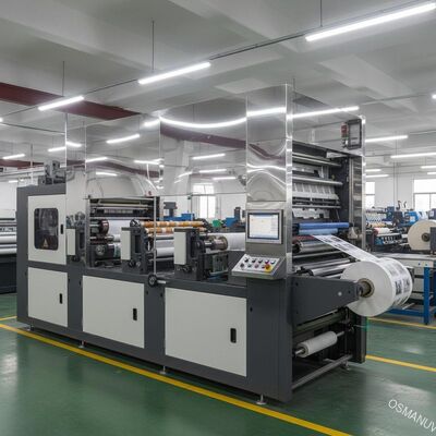 200KW Lakier do papieru w rolce Maszyna do drukowania punktowego UV 304ss Panel lustrzany