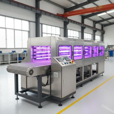 Maszyna do oświetlenia promieniowania UV z pasem sieciowym 1 - 10 m/min
