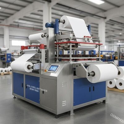 UV Roll to Roll Heat Transfer Machine, obrotowa prasa termiczna 410 V