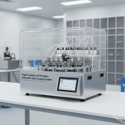 Wysokiej przepustowości 24-pozycyjny automatyczny system powłoki spin dla płytek, szkła, podłoża OLED