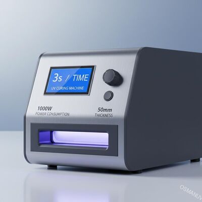 3s / czas Maszyna do utwardzania UV 1000W zużycie energii 50mm grubość