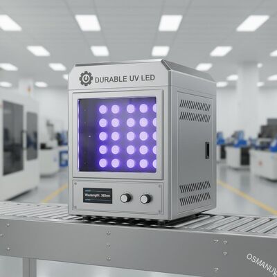 Trwała maszyna do utwardzania UV LED do linii produkcyjnej - długość fali 365nm 300mm*300mm*400mm
