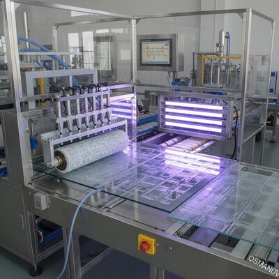 Linia produkcyjna powłok UV Uv Embossing By UV Glue For Glass Acrylic Sheet