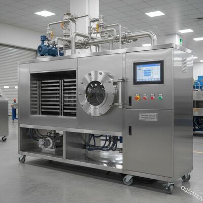 PLC 50KW Sprzęt do suszenia podciśnieniowego mikrofalowego 380V Efektywny suszarka podciśnieniowa mikrofalowa