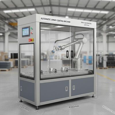 1100mm * 410mm * 1100mm Automatyczna maszyna do powlekania wstrzykiwaczem o średnicy 1,0-1,5 mm