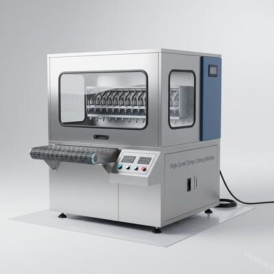 Wysokiej prędkości spryskowa maszyna do powlekania AC220V/50HZ Zasilanie 0-3m/min Prędkość