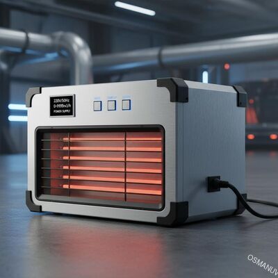 Urządzenie grzewcze podczerwone 220V/50Hz z objętością powietrza 0-9999m3/h i zasilaczem
