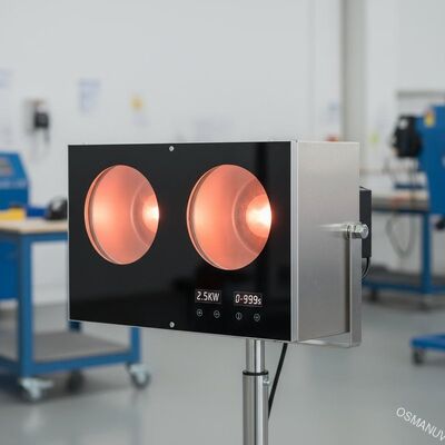 2.5KW zużycie energii suszarki podczerwone z czasem ogrzewania 0-999s