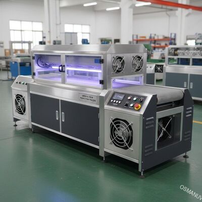 0-15m/min Szybkość UV System utwardzania z chłodzeniem powietrzem Popraw proces produkcji