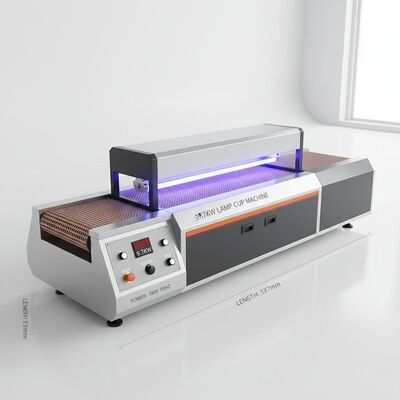 1387mm 9,7KW UV Lamp Curing Machine Z 380V 50HZ napięciem zasilania