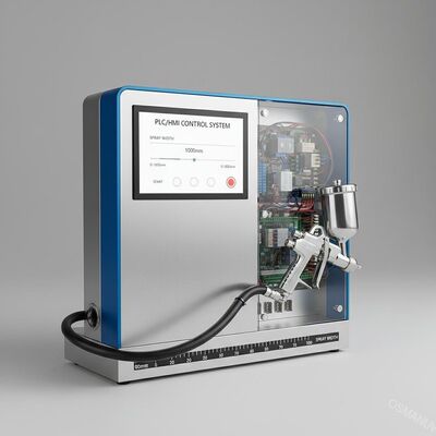 System sterowania PLC/HMI Maszyna do pokrycia opryskiem do ręcznego pistoletu opryskowego 0-1000 mm Szerokość opryskowa
