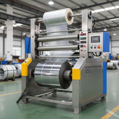 Maszyna do laminowania folii ze stali nierdzewnej 25 kW Moc 30m/min
